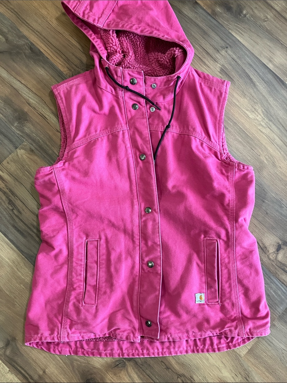 WOMENS CARHARTT BRIGHT PINK CANVAS VEST
EXCELLENT CONDITION